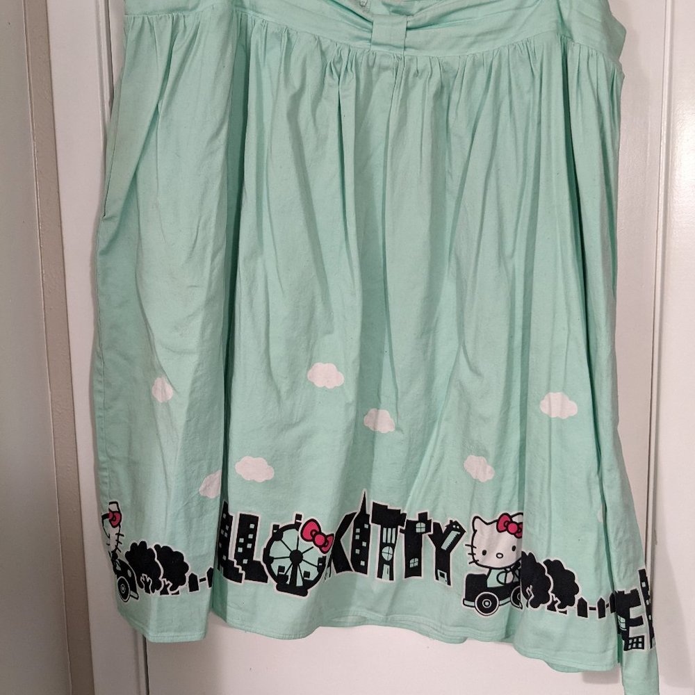 Mint green Hello Kitty circle skirt